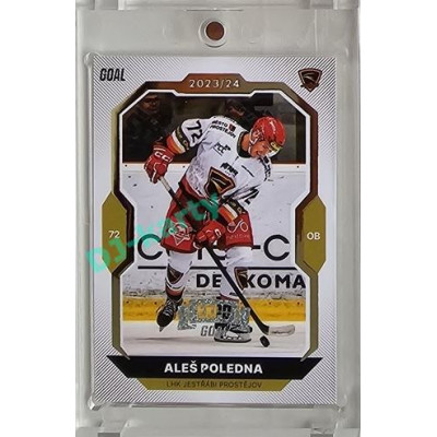 2023/24 Goal cards Chance Liga 2. série #248 Aleš Poledna Expo Perleť 1of7