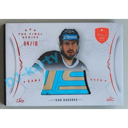 2021/22 OFS The Final Series Ivan Baranka #STI-BAI 04/10 Game Used Stick Red