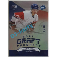 2021 MK reprezentace Jakub Brabenec #DP4 Draft Prospects Rainbow 1 of 100