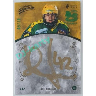 2021 Legendary Cards League Dynasty Vsetín #146 Jiří Hudler x/3 Signature EXPO Pardubice