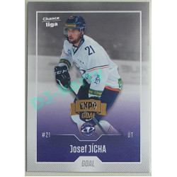 2022/23 Goal Cards Chance Liga 1. série #066 Josef Jícha Expo Pardubice