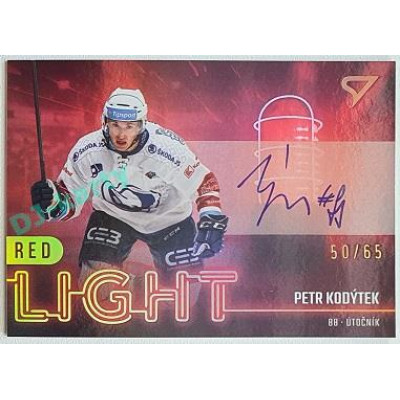 2022/23 Sportzoo ELH 2. série #RLS-KO Petr Kodýtek Red Light Auto xx/65