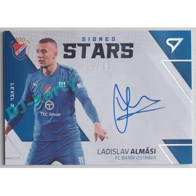 2022/23 Sportzoo Fortuna Liga 2. série #SL3-LA Ladislav Almási Signed Stars Level 3 xx/99
