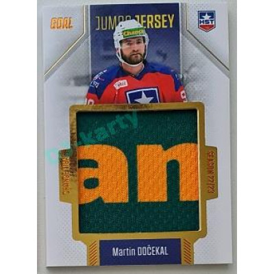 2022/23 Goal Cards Chance Liga 1. série #J-08 Martin Dočekal JUMBO Jersey 45/77