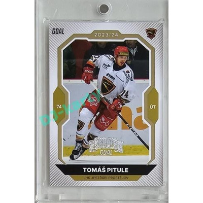 2023/24 Goal cards Chance Liga 2. série #252 Tomáš Pitule Expo Perleť 1of7