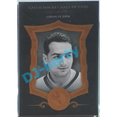 2020 OFS Síň slávy českého hokeje Jaroslav Jiřík #SSCH-067 05/25 Black Cut