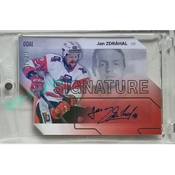 2023/24 Goal cards Chance Liga 2. série #S-94 Jan Zdráhal Autograph Silver 11/20