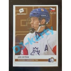 2020 MK Stick Jan Myšák První bod v národním týmu #18 1 of 25 Bronze