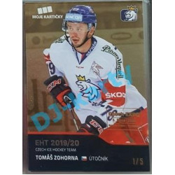 2020 MK reprezentace Tomáš Zohorna #45 1/5 Gold Czech Expo