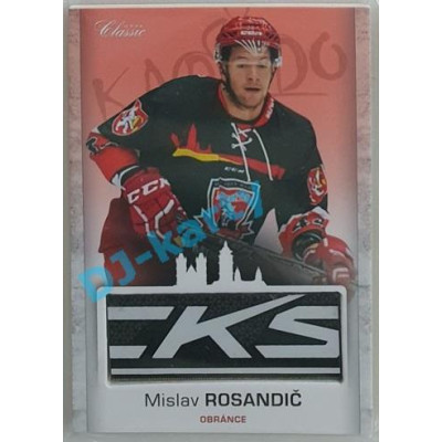 2017 OFS Mountfield Cup Mislav Rosandič #8 2/9 Game Used Stick