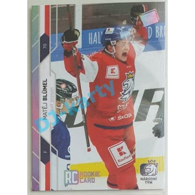 2021 MK reprezentace Matěj Blümel RC EHT #3 Rainbow 1 of 60