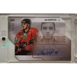 2023/24 Goal cards Chance Liga 2. série #S-99 Jan Bartko Autograph Silver 11/20