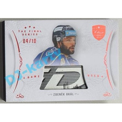 2021/22 OFS The Final Series Zdeněk Okál #STI-OKZ 04/10 Game Used Stick Red