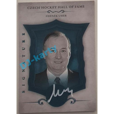 2022 LC Síň slávy českého hokeje UPDATE Zdeněk Uher #SSCH-131 05/20 Signature