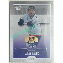 2022/23 Goal Cards Chance Liga 1. série #067 Lukáš Válek Expo Pardubice