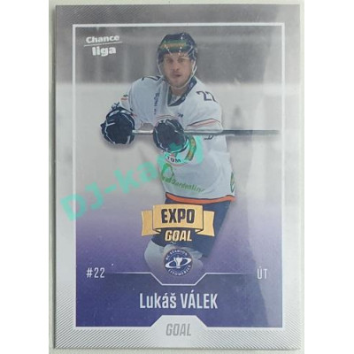 2022/23 Goal Cards Chance Liga 1. série #067 Lukáš Válek Expo Pardubice