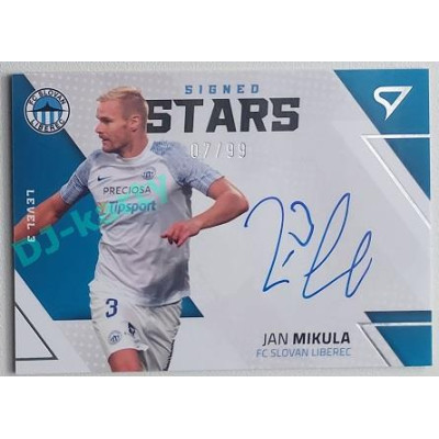 2022/23 Sportzoo Fortuna Liga 2. série #SL3-JM Jan Mikula Signed Stars Level 3 xx/99