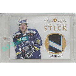 2023 Legendary Cards REKORDY ČESKÉ EXTRALIGY #GUS-07 Jan Kovář Game Used Stick Gold 13/20