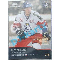 2020 MK reprezentace Dmitrij Jaškin #12 2/5 Silver Czech Expo