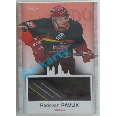 2017 OFS Mountfield Cup Radovan Pavlík #25 2/9 Game Used Stick