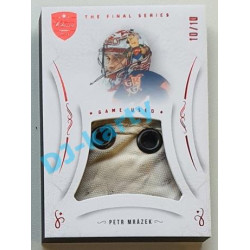2021/22 OFS The Final Series Petr Mrázek #MEM-ER 10/10 Game Used Red