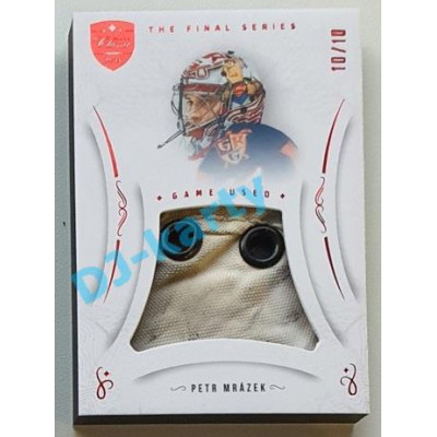 2021/22 OFS The Final Series Petr Mrázek #MEM-ER 10/10 Game Used Red