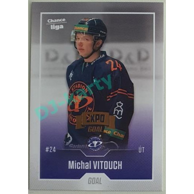 2022/23 Goal Cards Chance Liga 1. série #068 Michal Vitouch Expo Pardubice