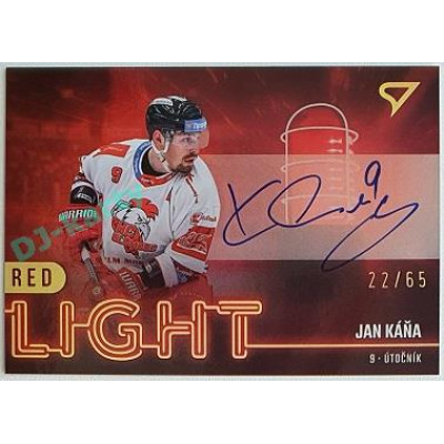 2022/23 Sportzoo ELH 2. série #RLS-KA Jan Káňa Red Light Auto xx/65
