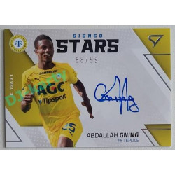 2022/23 Sportzoo Fortuna Liga 2. série #SL3-AG Abdallah Gning Signed Stars Level 3 xx/99