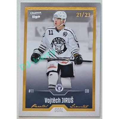 2022/23 Goal Cards Chance Liga Update #458 Vojtěch Jiruš Gold xx/23