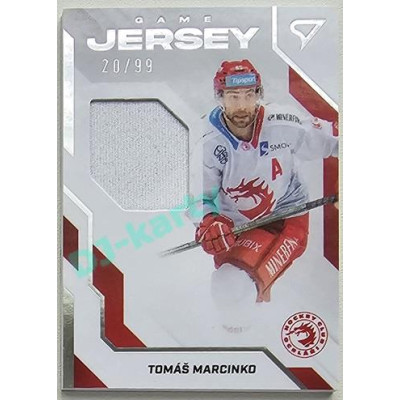 2022/23 Sportzoo ELH 1. série #GJ-TM Tomáš Marcinko Game Jersey 20/99