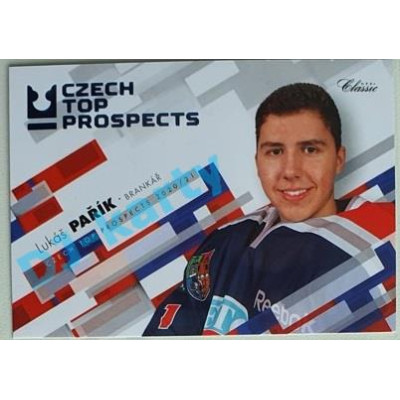 2020/21 OFS 2. série Lukáš Pařík #CTP-2 Czech Top Prospects BLUE /66