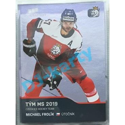 2020 MK reprezentace Michael Frolík Tým MS 2019 #64 Blue Promo
