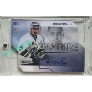 2023/24 Goal cards Chance Liga 2. série #S-89 Zdeněk Král Autograph Gold 5/6