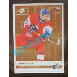 2020 MK Stick Filip Koffer Debut v národním týmu #21 1 of 25 Bronze
