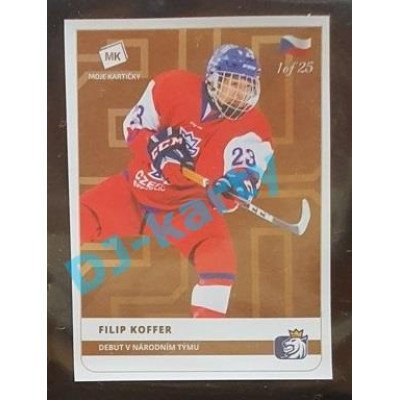 2020 MK Stick Filip Koffer Debut v národním týmu #21 1 of 25 Bronze