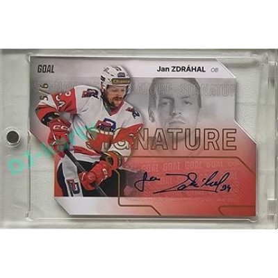 2023/24 Goal cards Chance Liga 2. série #S-94 Jan Zdráhal Autograph Gold 5/6