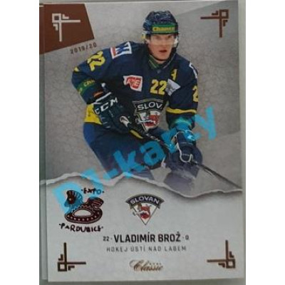 2019/20 OFS Chance liga Vladimír Brož #273 x/6 Expo Pard.