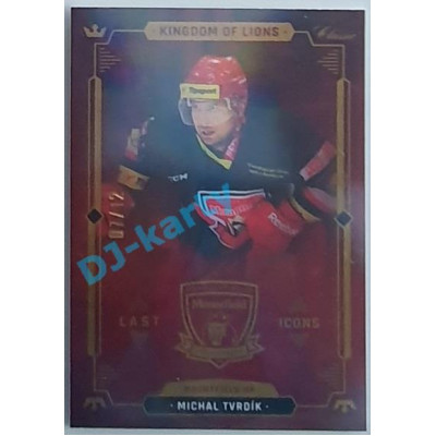 2021 OFS Kingdom of Lions Michal Tvrdík #LI-3 07/12 Last Icons Rainbow