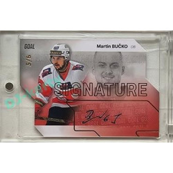 2023/24 Goal cards Chance Liga 2. série #S-95 Martin Bučko Autograph Gold 5/6