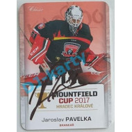 2017 OFS Mountfield Cup Jaroslav Pavelka #2 2/10 Autograph Die Cut
