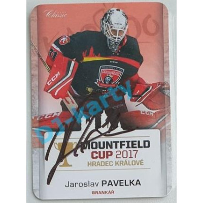 2017 OFS Mountfield Cup Jaroslav Pavelka #2 2/10 Autograph Die Cut