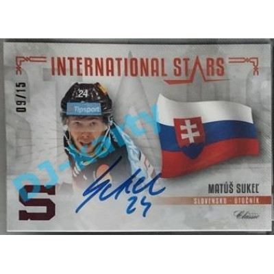 2020/21 OFS 1. série Matúš Sukel´ #IS-MSU 9/15 International Stars Signature