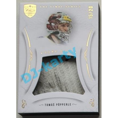2021/22 OFS The Final Series Tomáš Pöpperle #MEM-TP 15/20 Game Used Gold