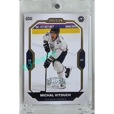 2023/24 Goal cards Chance Liga 2. série #277 Michal Vitouch Expo Perleť 1of7