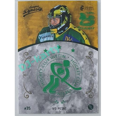 2021 Legendary Cards League Dynasty Vsetín #137 Ivo Pešat x/6 EXPO Pardubice