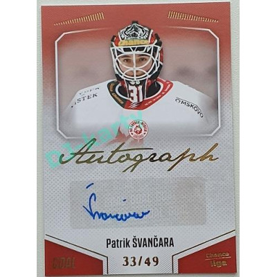 2022/23 Goal Cards Chance Liga 1. série #A-55 Patrik Švančara Autograph 14/49
