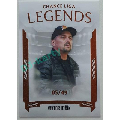 2022/23 Goal Cards Chance Liga 1. série #LL-1 Viktor Ujčík Legends Parallel 14/49