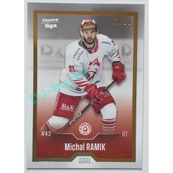 2022/23 Goal Cards Chance Liga 1. série #139 Michal Ramik Gold 03/23