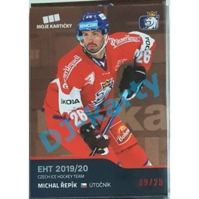 2020 MK reprezentace Michal Řepík EHT #29 09/25 Red